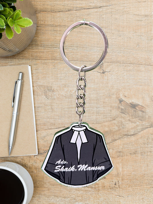 Advocate Robe Personalized Keychain – With Your Name