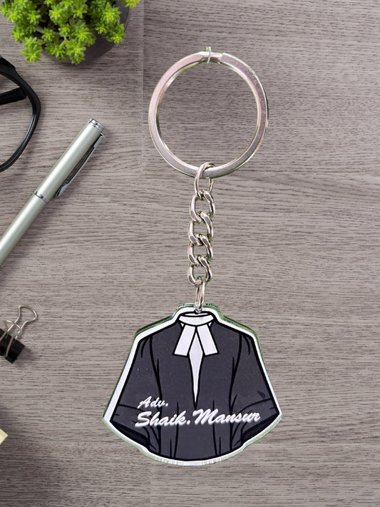 Advocate Robe Personalized Keychain – With Your Name