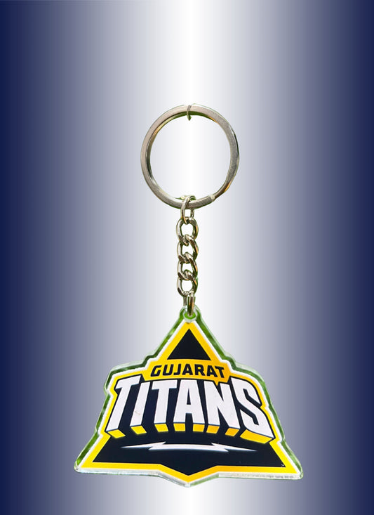 GT Team Logo Keychain – Gujarat Titans Pride Edition