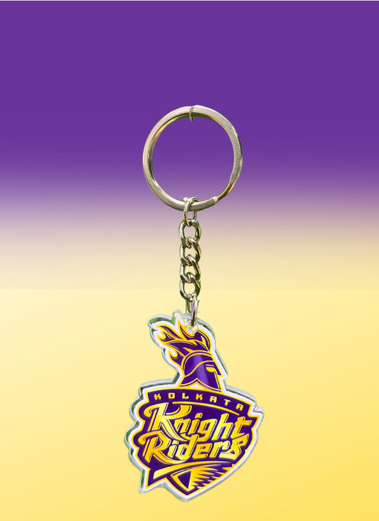 KKR Team Logo Keychain – Official Fan Edition