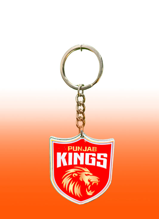 PBKS Logo Keychain – Punjab Kings Lionheart Edition