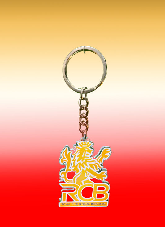 RCB Logo Keychain – Bold Army Fan Must-Have
