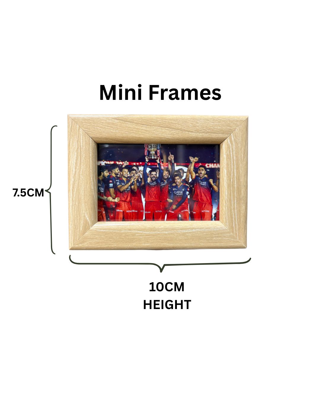 Rcb Victory Movement Mini Frame – Champion Celebration Edition – Fikr Store