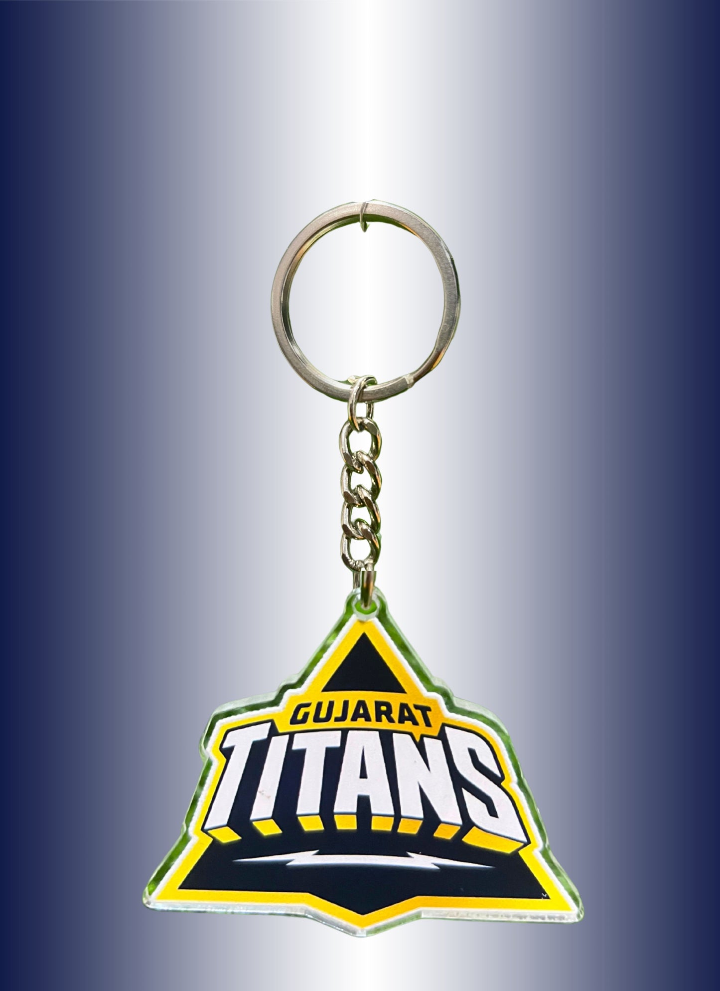 GT Team Logo Keychain – Gujarat Titans Pride Edition