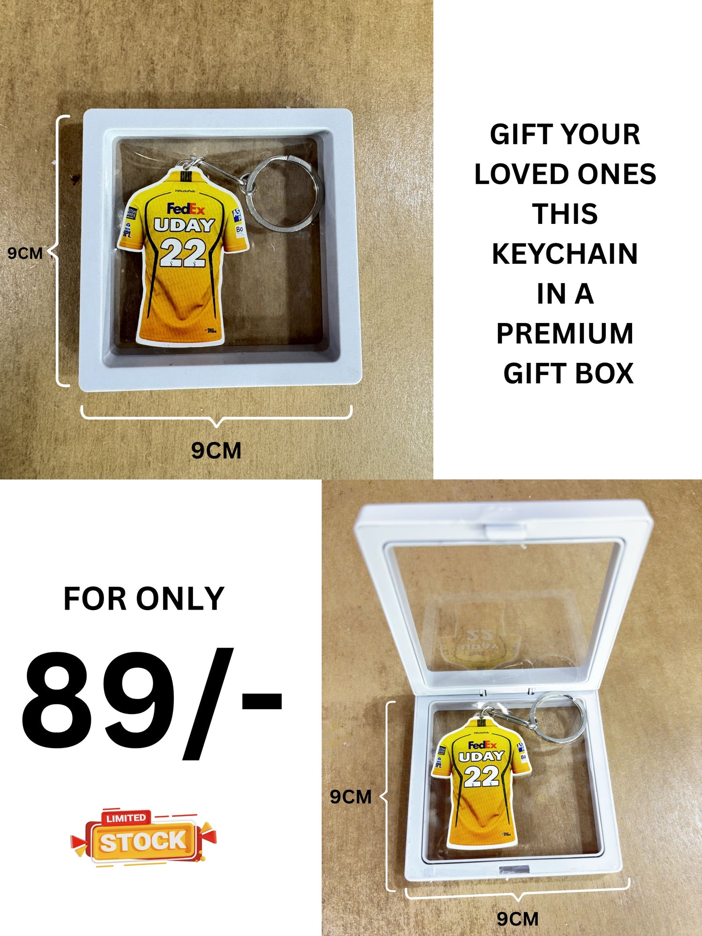 LSG Logo Keychain – Lucknow Super Wings Edition