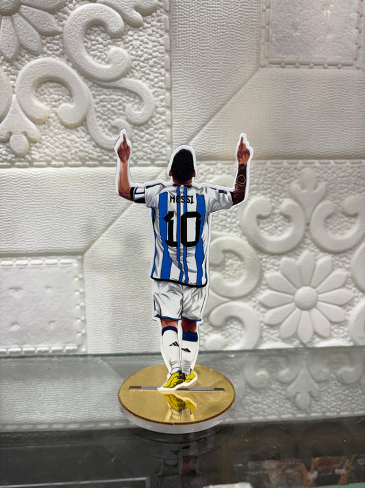 GOAT Celebration Mini Standee – Sky Blue Edition